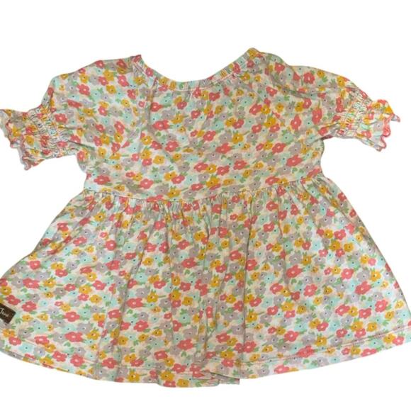 Matilda Jane Girls Size 2 Top Bundle Floral Peasant BlouseTunic Boho Boutique - Picture 3 of 6